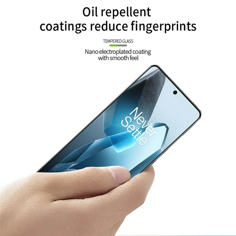 MOFI For OnePlus 13 3D Hot Bending Screen Protector Full Glue Tempered Glass Film