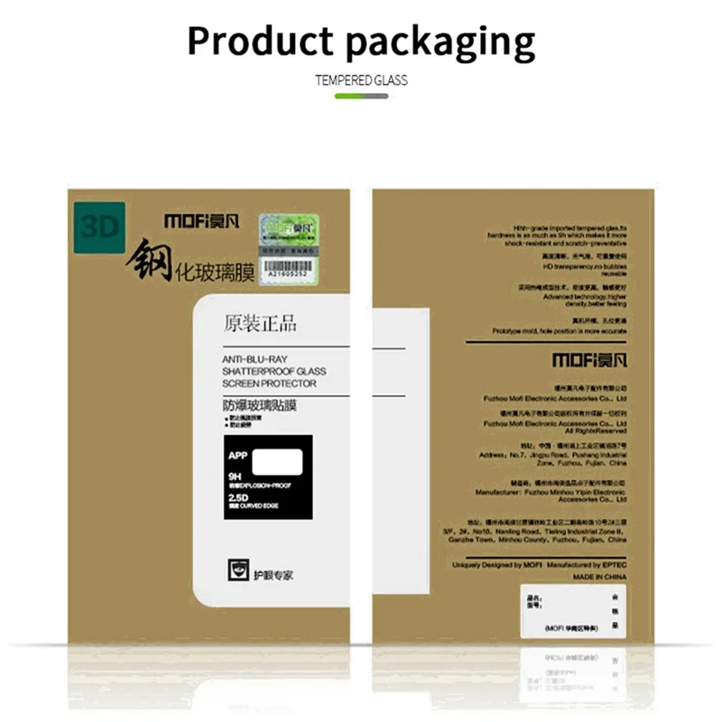 MOFI For OnePlus 13 3D Hot Bending Screen Protector Full Glue Tempered Glass Film