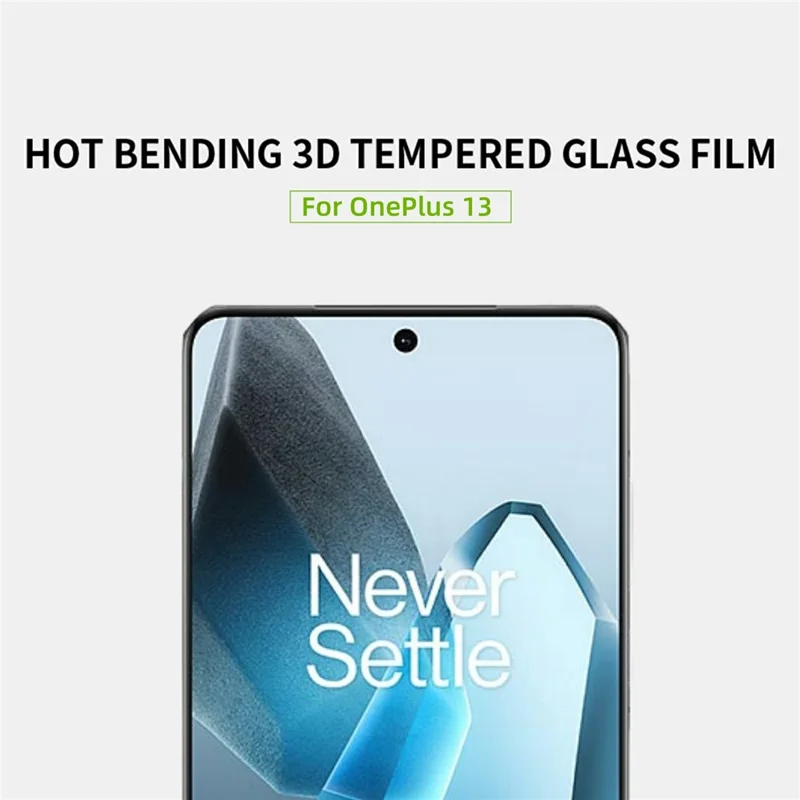 MOFI For OnePlus 13 3D Hot Bending Screen Protector Full Glue Tempered Glass Film