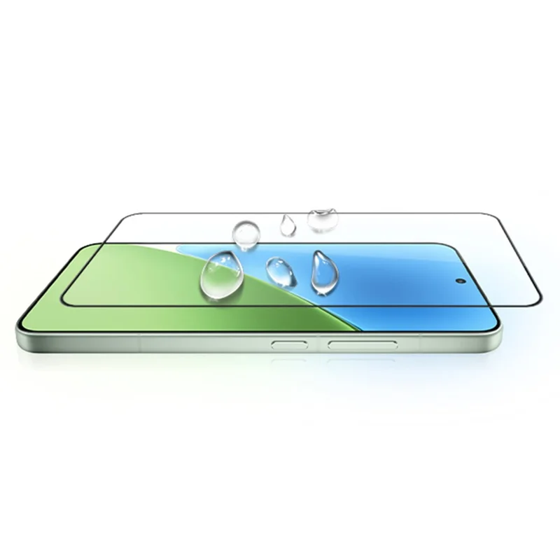 MOCOLO For Xiaomi 15 Screen Protector Anti-Shatter Silk Printing Tempered Glass Film - Black