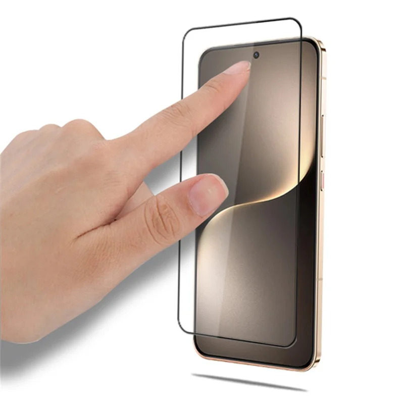MOCOLO For Honor Magic7 5G Screen Protector Anti-Shatter Silk Printing Tempered Glass Film - Black