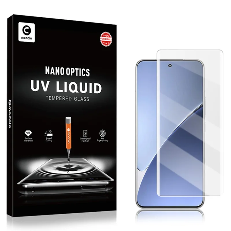 MOCOLO For Xiaomi 15 Pro Screen Protector Tempered Glass UV Liquid Film 3D Curved Full Coverage