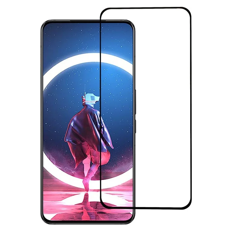 Für ZTE nubia Red Magic 7 Pro gehärtetes Glas, Vollflächenkleber, Vollbildschirmschutz, Unterstützung des Fingerabdruckentsperrens