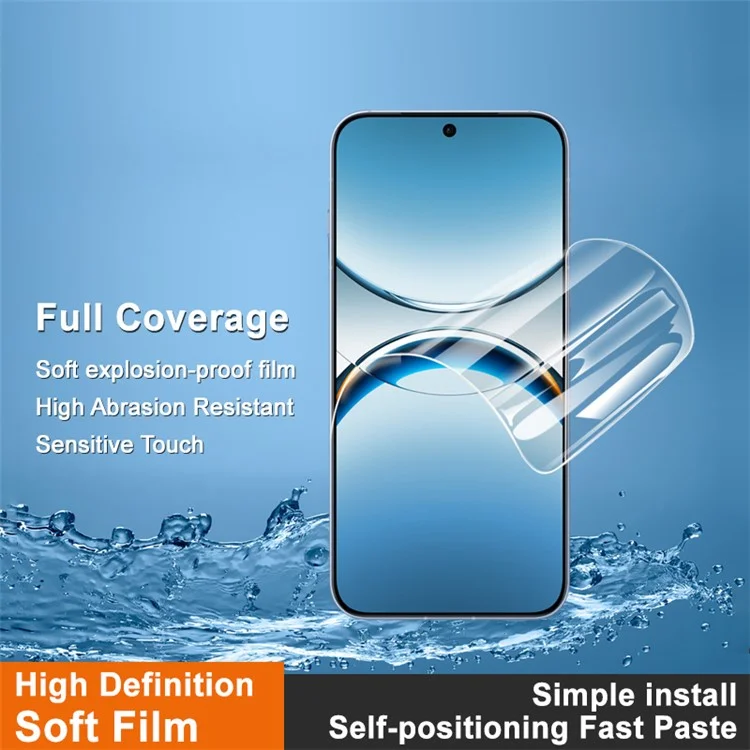 IMAK Hydrogel-Film der 4. Generation für Oppo Find X8 5G Full Screen Protector Ultra Clear Soft TPU-Film