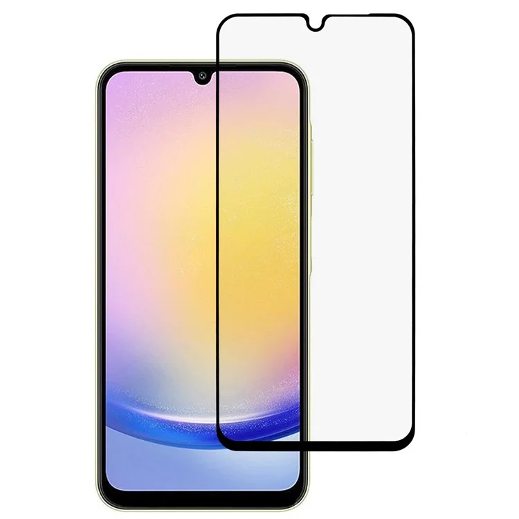 D Pro For Samsung Galaxy A26 5G Silk Printing Tempered Glass Screen Protector 9H Hardness