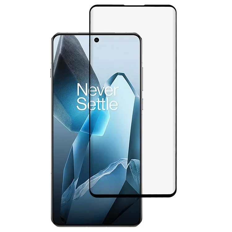 Protetor de tela para OnePlus 13 Filme de vidro temperado curvo 3D com cola lateral