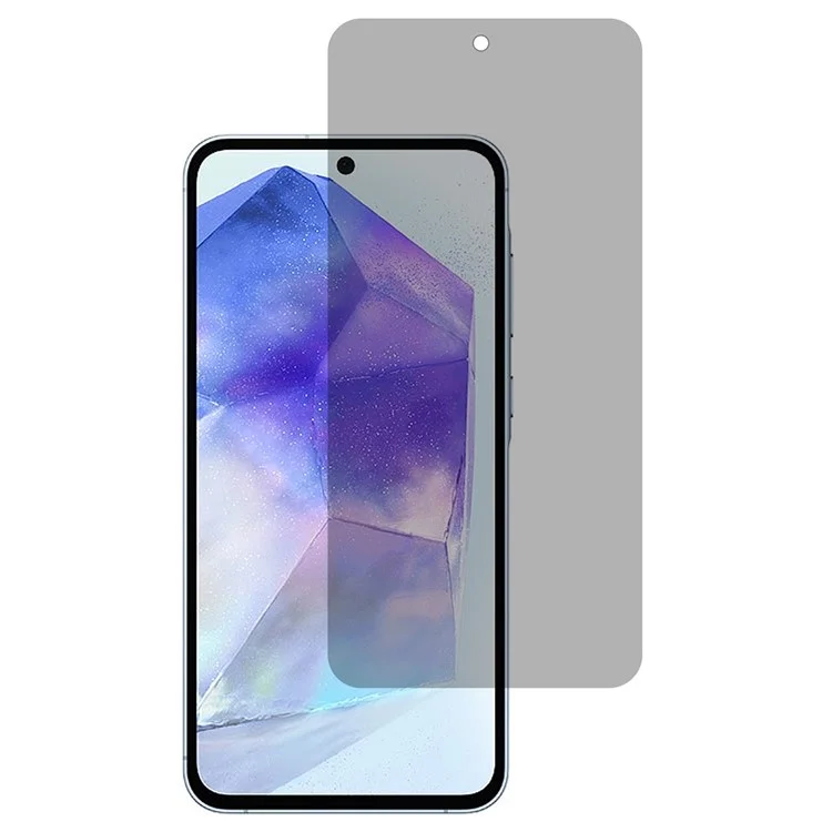 Protector de pantalla de vidrio templado anti-espía para Samsung Galaxy A56, película resistente a los arañazos que cubre toda la pantalla.