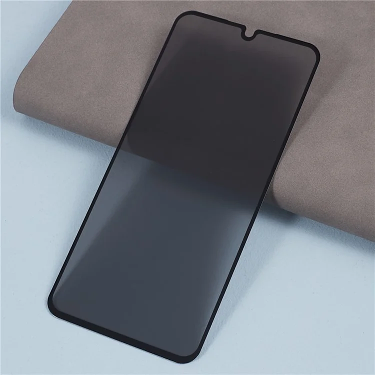 Pellicola protettiva in vetro temperato con stampa in seta per Xiaomi Redmi A4 5G / A3 Pro 4G, anti-sbirciamento e a copertura totale dello schermo.