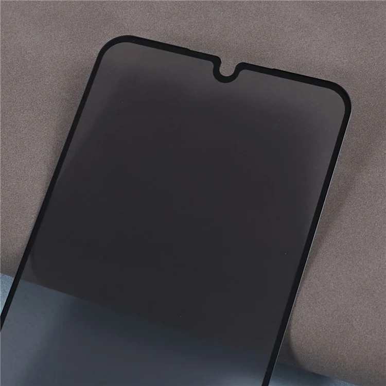 Pellicola protettiva in vetro temperato con stampa in seta per Xiaomi Redmi A4 5G / A3 Pro 4G, anti-sbirciamento e a copertura totale dello schermo.