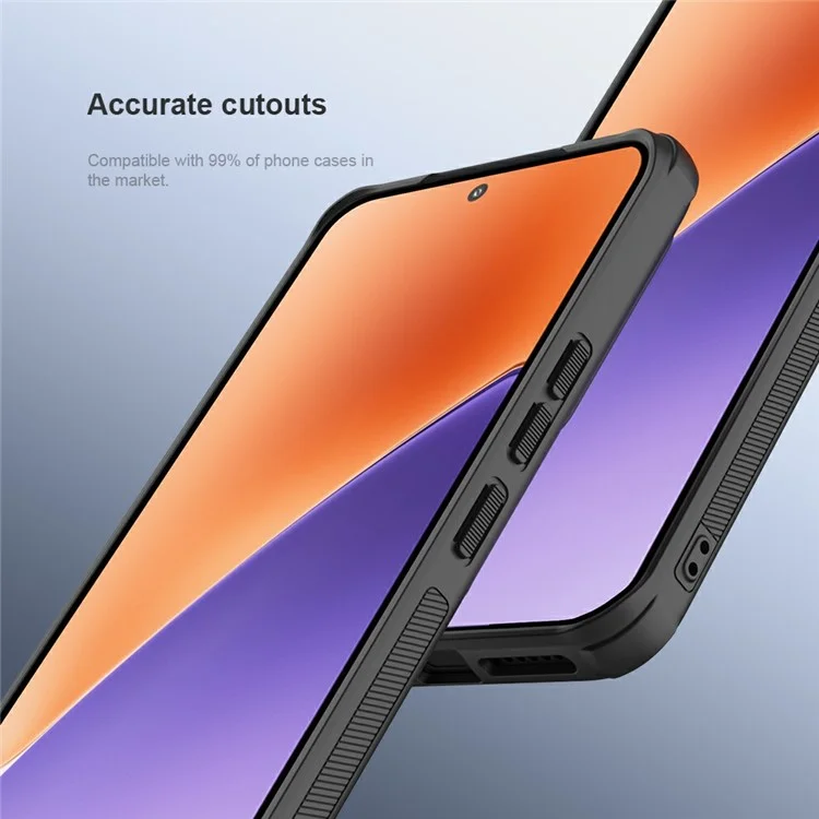 Защитная пленка для экрана NILLKIN 2Pcs для Xiaomi 15 Pro, устойчивая к царапинам, PMMA-пленка с инструментом для легкой установки