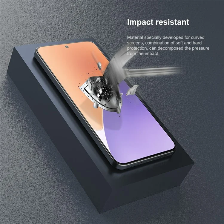Защитная пленка для экрана NILLKIN 2Pcs для Xiaomi 15 Pro, устойчивая к царапинам, PMMA-пленка с инструментом для легкой установки