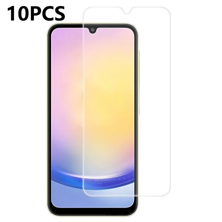 10 pièces / pack pour protecteur d'écran Samsung Galaxy A26 5G, film de protection haute transparence