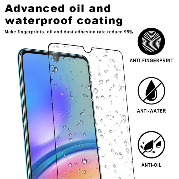 Für Samsung Galaxy A26 5G High Aluminum-Silizium-Glasschutzfolie 2.5D Seidendruck