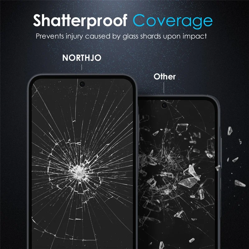 NORTHJO A+ For Samsung Galaxy A36 5G / A56 5G Screen Protector Clarity 2.5D Tempered Glass Film