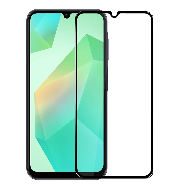 Protector de pantalla NORTHJO A+ para Samsung Galaxy A26 5G, película de aluminio-silicio de alta calidad de 0,3 mm y 2,5D, color negro.