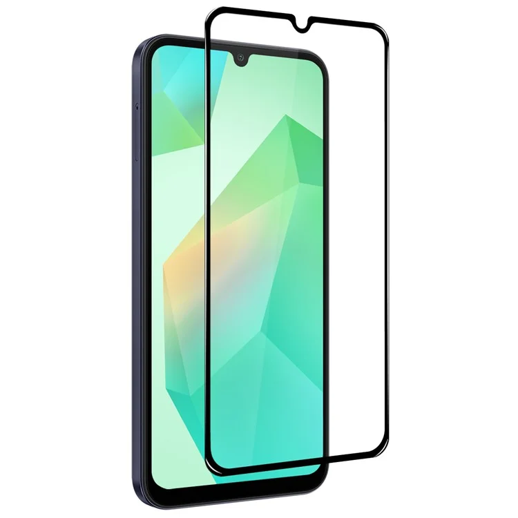 Protector de pantalla NORTHJO A+ para Samsung Galaxy A26 5G, película de aluminio-silicio de alta calidad de 0,3 mm y 2,5D, color negro.
