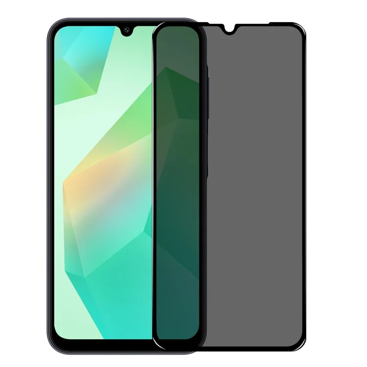 NORTHJO A++ For Samsung Galaxy A26 5G Privacy Screen Protector Silk Printing Full Glue Anti-Spy Tempered Glass Film