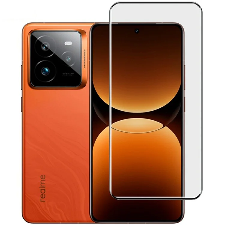 IMAK pour Realme GT 7 Pro 5G protecteur d'écran en verre trempé bord incurvé 3D