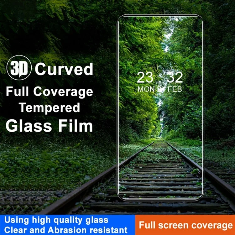 IMAK pour Realme GT 7 Pro 5G protecteur d'écran en verre trempé bord incurvé 3D