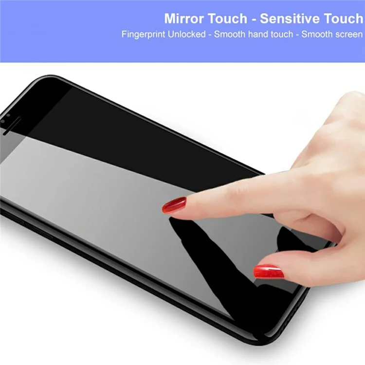 IMAK Protector de pantalla de vidrio templado curvo 3D de pantalla completa para Honor Magic7 Pro 5G (versión sin bordes)