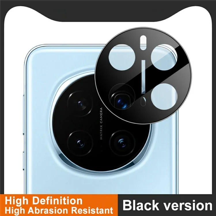 Protector de lente de cristal templado HD transparente IMAK para Honor Magic7 Pro 5G (versión negra)