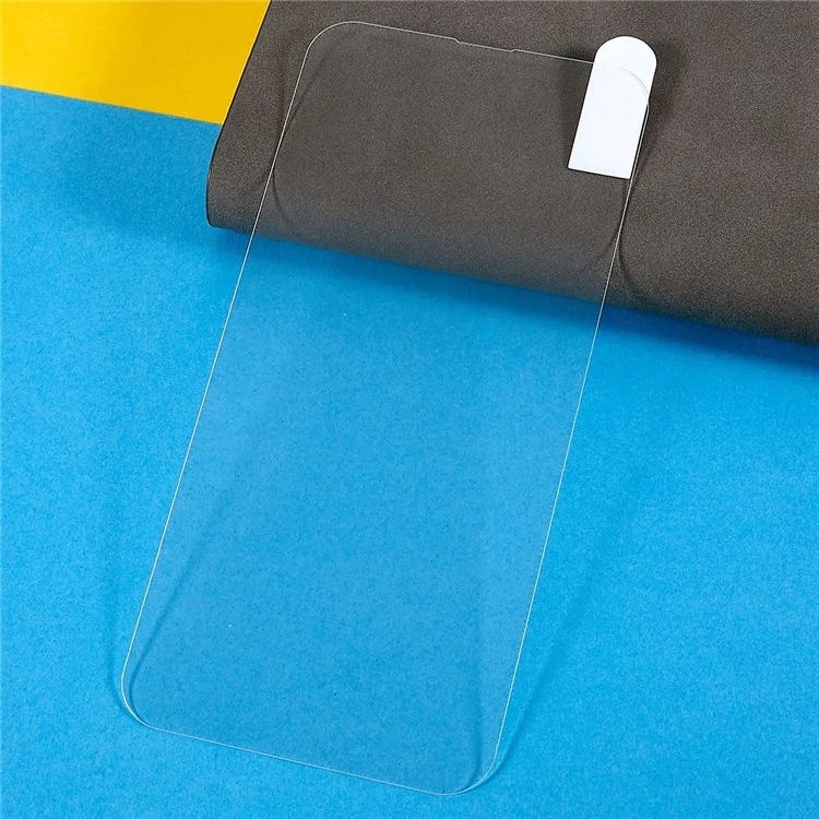 2PCS Pour iPhone 14 Pro Max 2.5D Big Arc Edge Anti-rayures Protecteur d'écran Verre trempé anti-explosion en aluminium-silicium Haute résistance