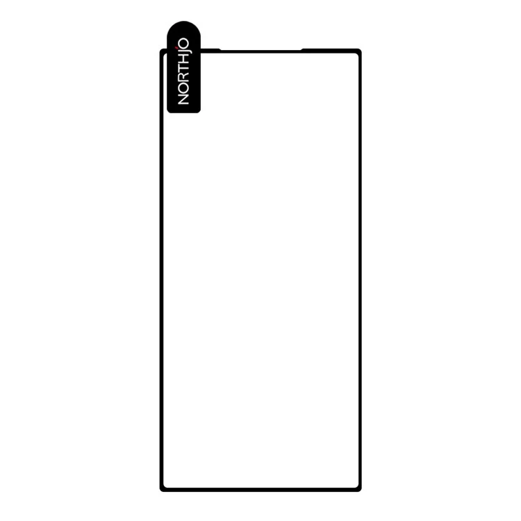 Protector de pantalla NORTHJO A+ para ZTE nubia Red Magic 10 Pro 5G / 10 Pro+ 5G, película de aluminio-silicio de alta calidad de 0.3 mm y 2.5D, color negro.