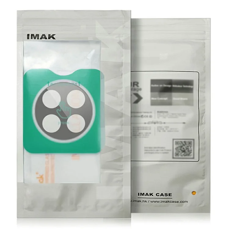 IMAK For vivo X Fold3 Tempered Glass Camera Lens Protector with Self-Positioning Frame (Black Version)