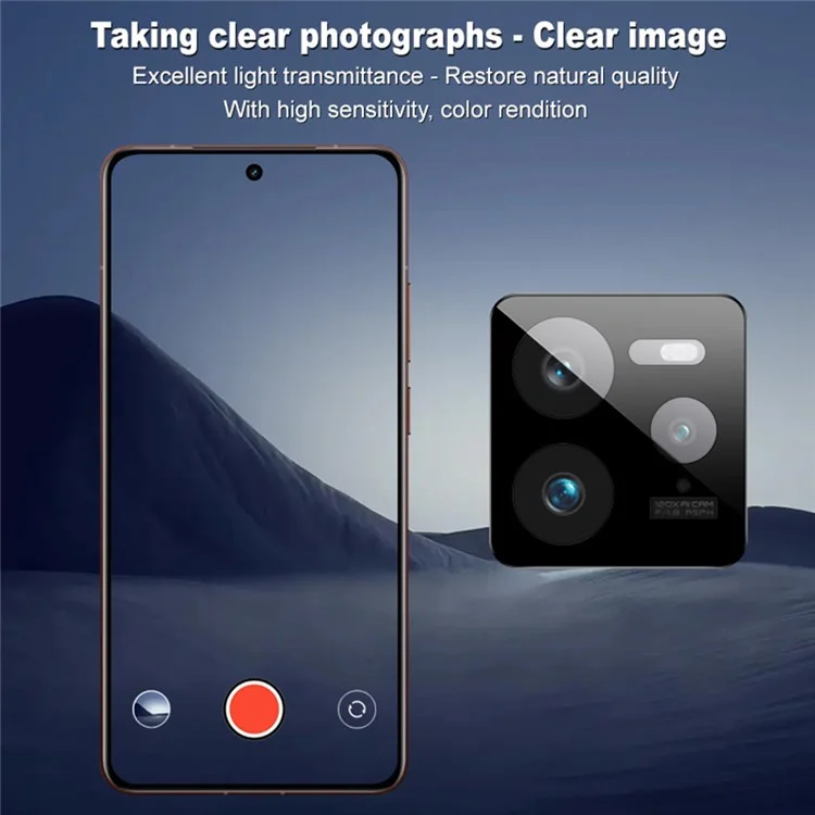 IMAK Para Realme GT 7 Pro 5G Protetor de Lente de Vidro Temperado da Câmera com Estrutura de Auto-Posicionamento (Versão Preta)