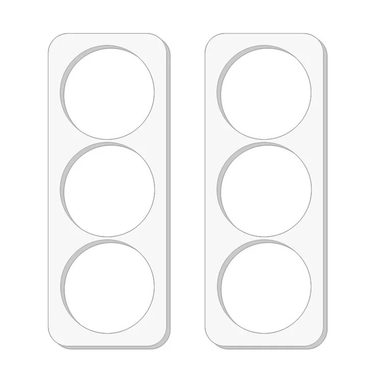 2 pièces pour Samsung Galaxy Z Fold Special / Z Fold 6 Protecteur d'objectif de caméra ultra fin 3D Bord incurvé Anti-rayures Film en verre trempé
