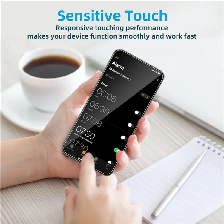 2 pièces pour protecteur d'écran en verre trempé haute clarté avec bord incurvé 2,5D pour Samsung Galaxy A26 5G, avec film pour l'objectif de la caméra.