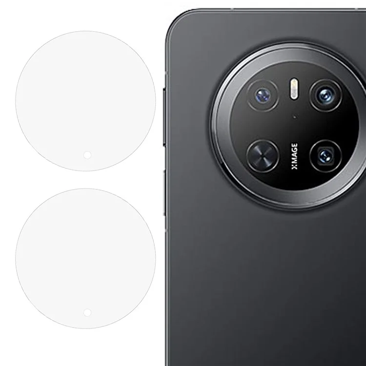 2 pezzi di pellicola in vetro temperato 2.5D per la protezione della fotocamera Huawei Mate 70