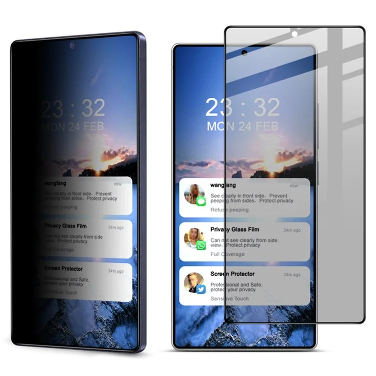 ИМАК Для Samsung Galaxy S25 Ultra Закаленное стекло-экранная защита от подглядывания с полным покрытием