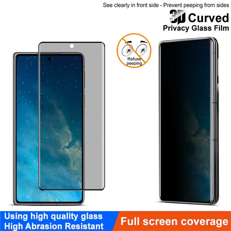 Película de vidro temperado de protetor de tela de cobertura total anti-espionagem IMAK para Huawei Mate X6