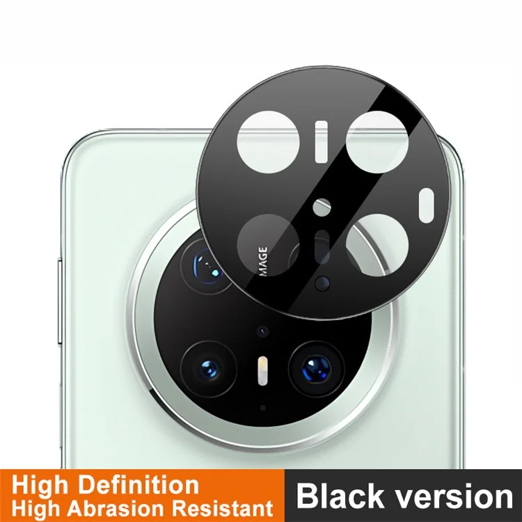 IMAK para Huawei Mate 70 Pro+ / 70 Pro Protector de lente de cámara Película de vidrio templado HD transparente (Versión negra)