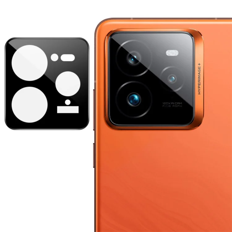 IMAK Para Realme GT 7 Pro 5G Protetor de Lente de Câmera Vidro Temperado Filme de Lente Transparente HD (Versão Preta)