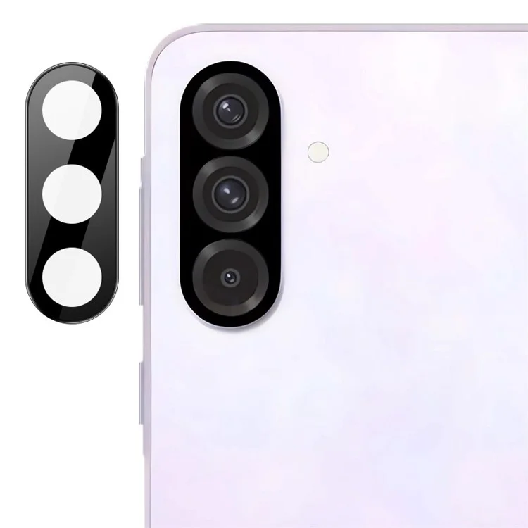 IMAK для Samsung Galaxy A56 5G Защитная пленка для камеры из закаленного стекла HD Clear Lens (Черная версия)