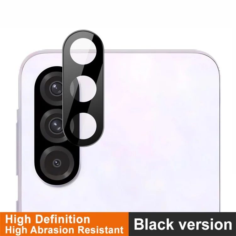 IMAK для Samsung Galaxy A56 5G Защитная пленка для камеры из закаленного стекла HD Clear Lens (Черная версия)