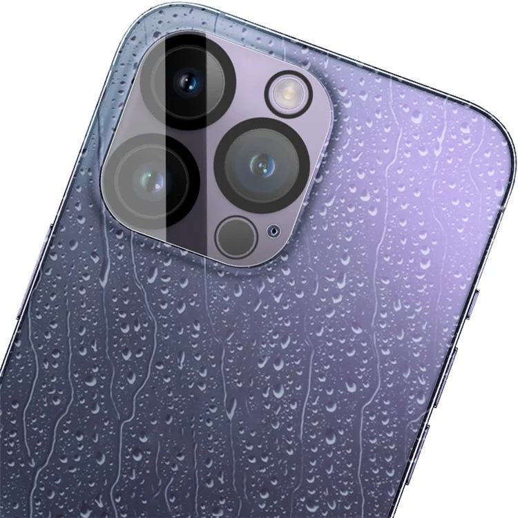 IMAK Anti-scratch Lens Protector para iPhone 14 Pro / 14 Pro Max, Película de Lente de Vidrio Templado + Tapa de Lente de Acrílico