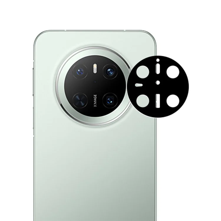 Protection de l'objectif de l'appareil photo RURIHAI pour Huawei Mate 70, film en verre haute teneur en aluminium-silicium avec impression en 3D haute qualité