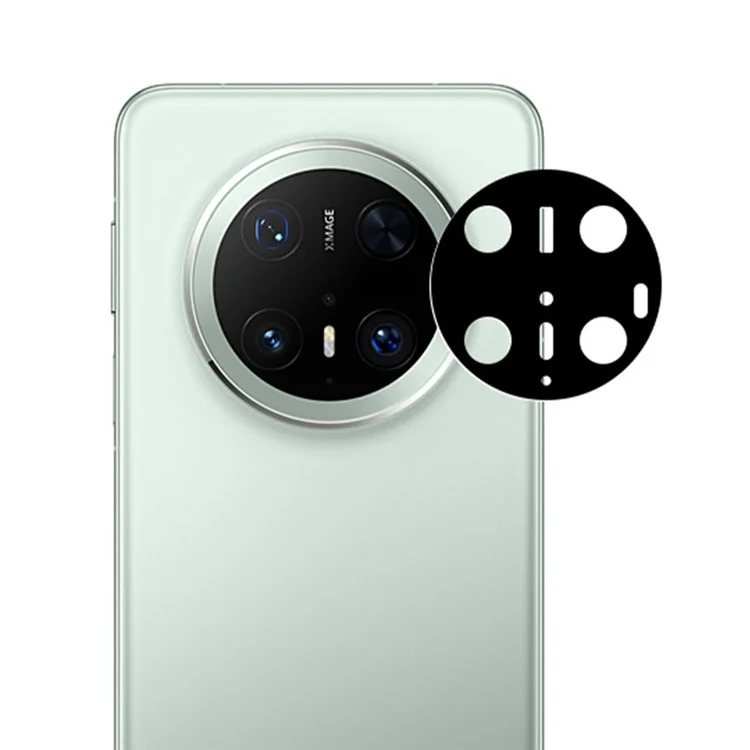 RURIHAI Kameraobjektivschutz für Huawei Mate 70 Pro+ / Mate 70 Pro, 3D-Seidendruckglas mit hoher Aluminium-Silizium-Legierung