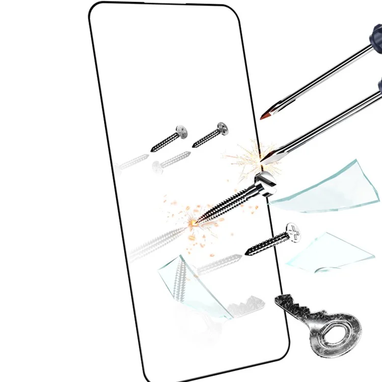 RURIHAI Para Huawei Mate 70 Protetor de tela completo de vidro de alumínio-silício de alta qualidade com revestimento eletrolítico a vácuo
