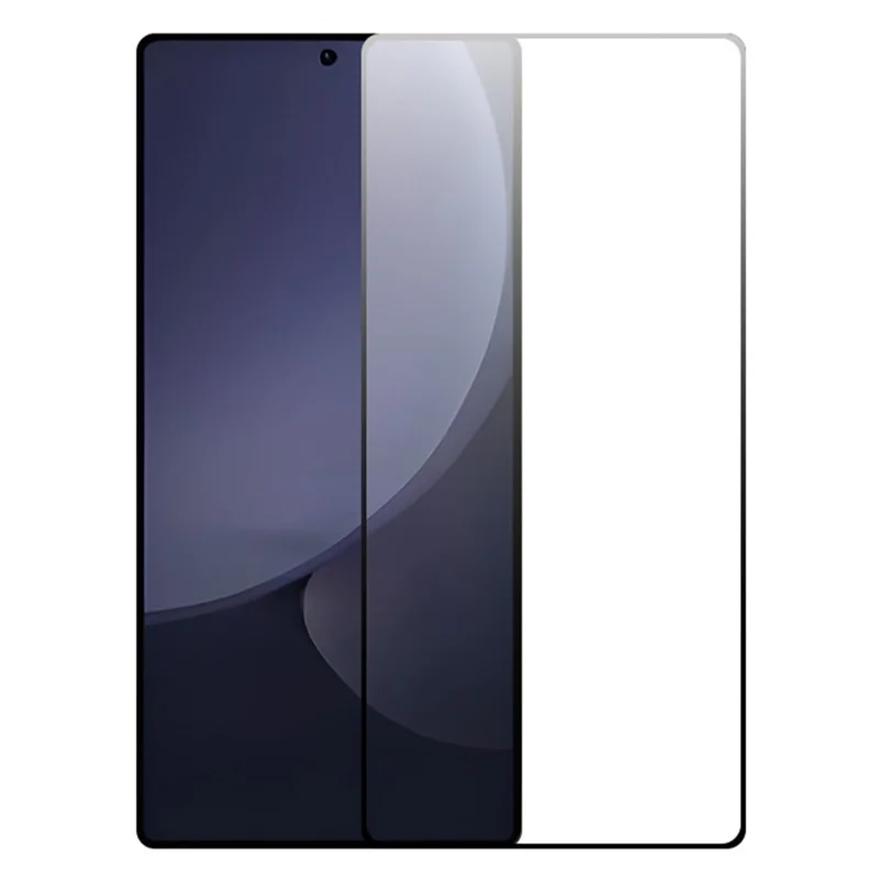 RURIHAI para Samsung Galaxy S25 Ultra Protector de pantalla con pegamento completo Película de vidrio de aluminio-silicio de alta calidad, desbloqueo de huella dactilar ultrasónico