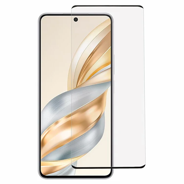 For Honor X60 5G Screen Protector Silk Printing Full Glue Tempered Glass Screen Film