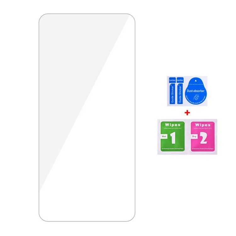 5 unidades de protector de pantalla de vidrio templado claro de 0.3 mm y 2.5D para Xiaomi Redmi K80 Pro 5G / K80 5G