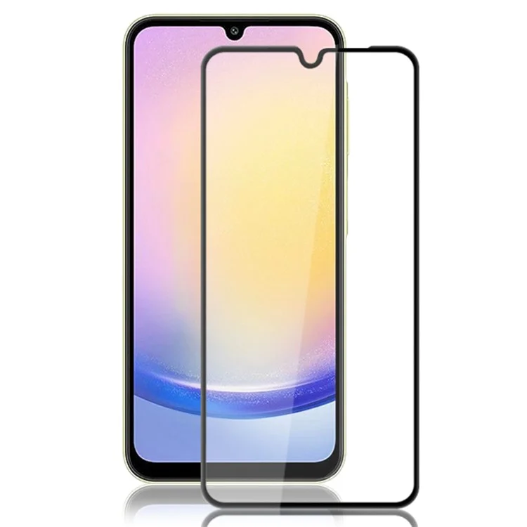 MOCOLO For Samsung Galaxy A26 5G Screen Protector Anti-Shatter Silk Printing Tempered Glass Film - Black