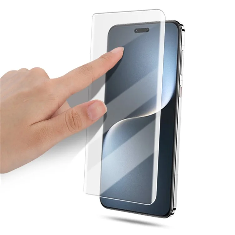 Protector de pantalla de cristal templado con película líquida UV 3D curva de cobertura total para Honor Magic7 Pro 5G de MOCOLO