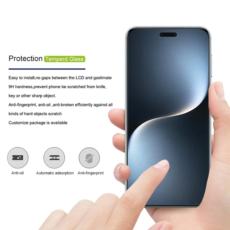 MOCOLO For Honor Magic7 Pro 5G Displayschutz 3D gebogenes gehärtetes Glasfilm