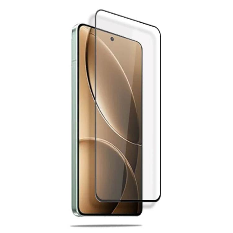 MOCOLO Для Xiaomi Redmi K80 5G / K80 Pro 5G Защитная пленка для экрана Противоударное шелковое напечатанное закаленное стекло - Черный