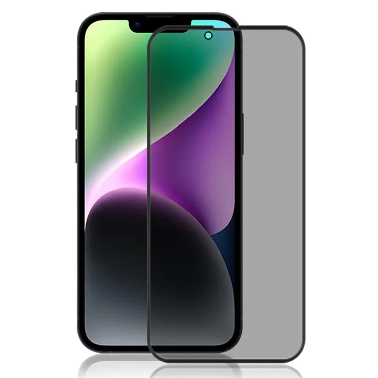 Acquistare all'ingrosso MOCOLO Per iPhone 14 Pellicola protettiva per lo schermo Anti Spy Stampa in seta Vetro temperato - Nero